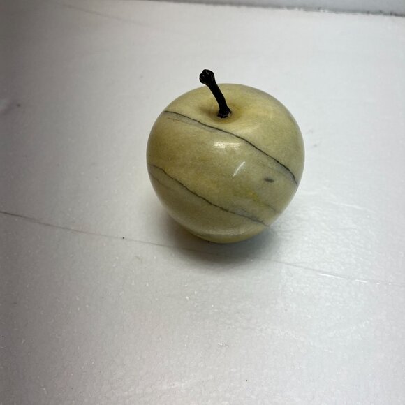 Decorative Onyx Apple Paperweight Over‎ 1 lb - Picture 2 of 6